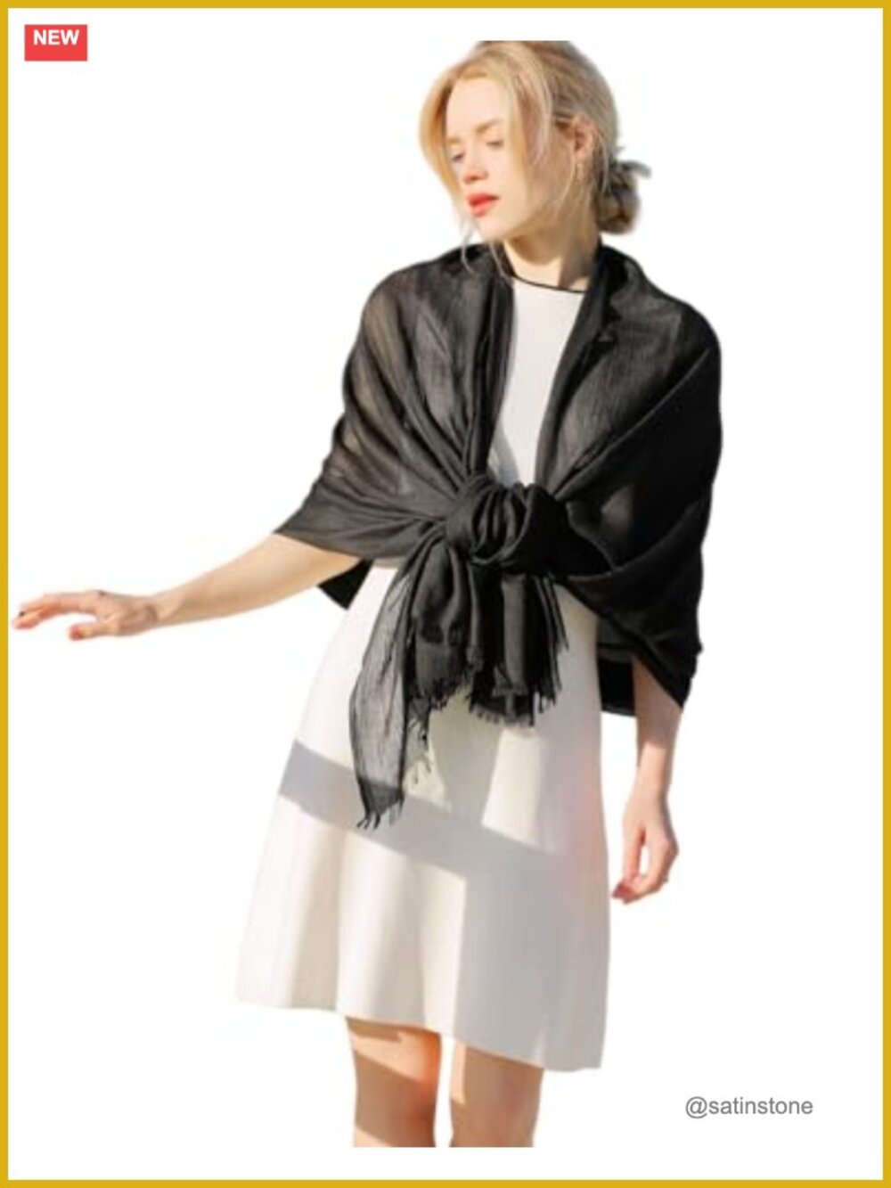 Wander Agio Pashmina Shawl Wrap for Evening Dress Wedding Bridesmaid
